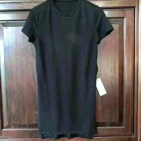NWT! Emery Rose T-Shirt Dress with Pockets & Side Splits! Black / Small - Picture 4 of 9